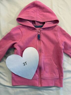 Cat & Jack - Children's Cozy Pink Zip-Up Hoodie Jacket